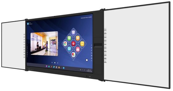 iBoard Factory Android 14 8+128G Διαδραστικό επίπεδο πάνελ με υψηλή αντίθεση 1200:1 και ταχύτητα δρομέα 100 Dot/S 20 σημείο αφής Υποστηριζόμενο με κοινή οθόνη Διαδραστικό λευκό πίνακα