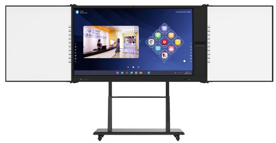 IBoard Factory Direct Android 14 8+128G Διαδραστικό επίπεδο πάνελ IR υπέρυθρο 20 σημείο αφής Υποστηριζόμενο με κοινή οθόνη Διαδραστικό λευκό πίνακα με στυλό γραφή πίνακα για την εκπαίδευση στα σχολεία