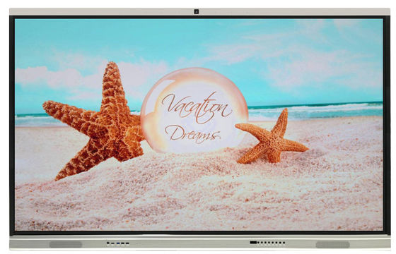 350cd/M2 διαλογικός ψηφιακός πίνακας 75 ίντσα 20 πρότυπο qs-75 επίπεδης οθόνης σημείων αφής