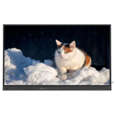 Διαδραστικό IR Whiteboard 450 nits 86 ιντσών Android 14 Touch Wifi VGA DP USB Cloud Resources Smart TV Monitor Για χρήση σε πανεπιστημιακό γραφείο