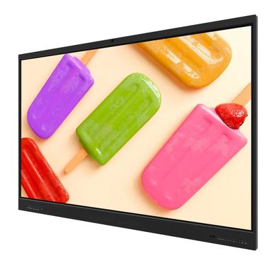 Infrared Touch Frame iBoard 55 65 75 86 Inch For Home TV Smart Monitor Kiosk Digital Signage With USB Connection For School Office