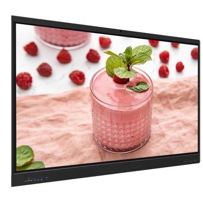 Διαδραστική Οθόνη Αφής 86 ιντσών Android 14 8+128G Με Ηχείο Κάμερα Μικρόφωνο Αισθητήρα Φωτός Λογισμικό Ενσωματωμένο Wifi Ασύρματη Παρουσίαση Από Pad Τηλέφωνο Laptop