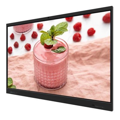 Διαδραστική Οθόνη Αφής 86 ιντσών Android 14 8+128G Με Ηχείο Κάμερα Μικρόφωνο Αισθητήρα Φωτός Λογισμικό Ενσωματωμένο Wifi Ασύρματη Παρουσίαση Από Pad Τηλέφωνο Laptop