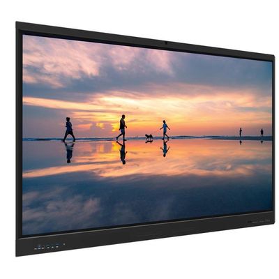 Διαδραστική επίπεδη οθόνη 98 ιντσών Android OPS PC i7 USB TYPE-C HDMI Wifi RS232 Λογισμικό πίνακα λευκού πίνακα Εργαλεία διδασκαλίας για διαδικτυακή διδασκαλία συναντήσεις γραφείου