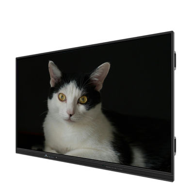 98 ιντσών 4K Διαδραστικό επίπεδο πάνελ Android 14 8+128gb Ψηφιακή έξυπνη οθόνη αφής Android OPS Mobile Stand Προαιρετικό για συνεδριάσεις στην τάξη