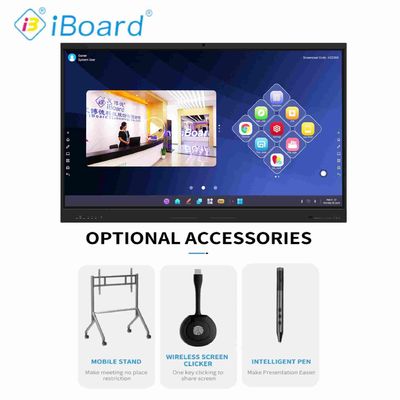 Τιμή εργοστασίου IBoard 65 ιντσών Διαδραστικό επίπεδο πάνελ με υπέρυθρη οθόνη αφής και 3G RAM