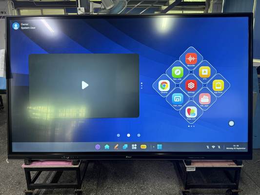 Υπερύθριες Διαδραστικές Λευκές Πίνακες QR Κώδικας Μοιράζοντας Muilt Touch 50 Touch Point Modern Design Διαδραστική επίπεδη οθόνη