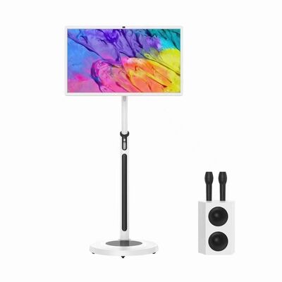 32 ιντσών IPS LCD οθόνη αφής φορητή έξυπνη τηλεόραση διαφημιστική οθόνη με λειτουργικό σύστημα Android ενσωματωμένο CMS χωρητική πολυ-αγγίξεως