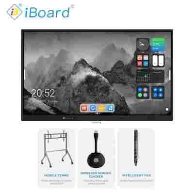 75 ιντσών Smart Board Διαδραστική οθόνη αφής Εμφάνιση Whiteboard