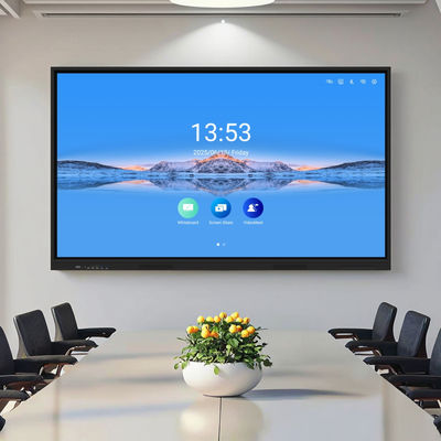 Manufacturer 4K Android DLED Interactive Panel Hot sale and High quality  55/65/75/85/95/105 Inch School Touch Screen Smart Whiteboard OEM/ODM  Interactive Boards for school teaching Bussiness meeting