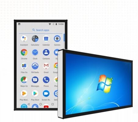Κιόσκι οθόνης αφής 55 ιντσών Android Standee IR PCAP Win PC Για σούπερ μάρκετ Γραφείο Εμπορικό