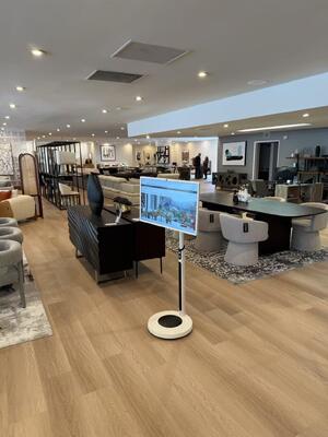 32 inch Wireless Mobile Screen Portable Smart Screen TV built in camera battery