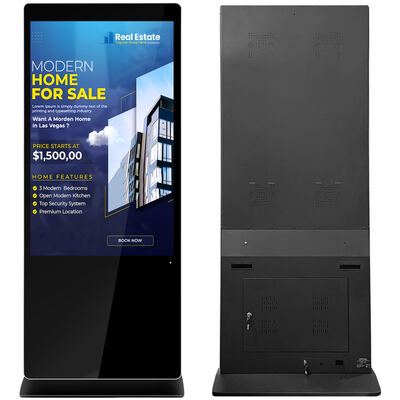 Προσαρμοσμένη ψηφιακή σήμανση LCD με ανάλυση 3840 * 2160 500 Nits φωτεινότητα και λειτουργία SDK για εσωτερική εξωτερική διαφήμιση