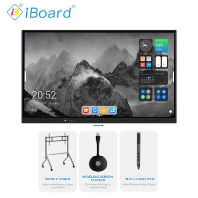 Διαδραστικός Πίνακας IBoard 4K Ultra HD με Τεχνολογία Αφής Υπέρυθρων και Διπλό Λειτουργικό Σύστημα για Έξυπνη Διδασκαλία