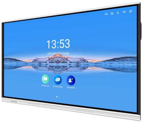 Διαδραστικός Πίνακας 86 ιντσών με οθόνη 4K UHD και 20/40 σημεία αφής για συνεργατική μάθηση