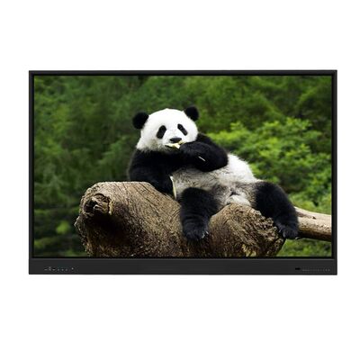 75 ιντσών 4K UHD Διαδραστικό επίπεδο πάνελ με 20 σημεία πολλαπλού άγγιξης για τάξη και χώρο εργασίας