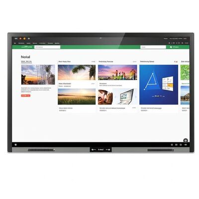 Φορητός Διαδραστικός Πίνακας 75 ιντσών Zero Gap με Wi-Fi και Ολοκληρωμένο Λογισμικό Διδασκαλίας