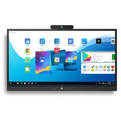 75 ιντσών Διαδραστική επίπεδη επιφάνεια Smart Board με Android 15 και WiFi 6 για σχολεία και γραφεία