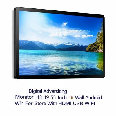 32 ιντσών Ψηφιακή Οθόνη Διαφημίσεων Android PC OS Τοίχου Οθόνη Αφής για Κατάστημα Αεροδρόμιο Ξενοδοχείο