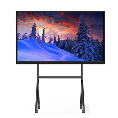 Διαδραστική επίπεδη οθόνη Smart Whiteboard 4K ανάλυσης 65/75/86 ιντσών με Multi-Touch και Android/Windows/Linux/Mac OS