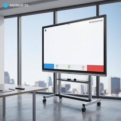 110 ιντσών 4K Ανάλυση Android OS Διαδραστικό Whiteboard Smart Board για εκπαίδευση και συναντήσεις γραφείου