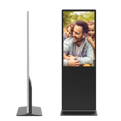 IBOARD 43 50 55 65 75 ιντσών κατακόρυφη θέση διαφημιστική οθόνη LCD ψηφιακή σήμανση Τοτέμ LED οθόνη για έκθεση