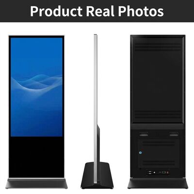 43 ιντσών μαύρη οθόνη λειτουργία ψηφιακή σήμανση με απομακρυσμένη διαχείριση περιεχομένου και προσαρμοσμένο μέγεθος οθόνης για βελτιωμένη εμφάνιση διαφημίσεων