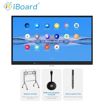 Android 13 4 32G Διαδραστική οθόνη με γυαλί 4mm