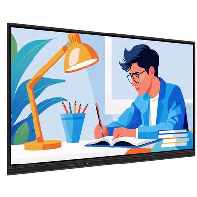 75 ιντσών Android PC έξυπνο πάνελ Wifi HDMI USB 50 σημεία αφής για γραφείο συνεδριάσεων