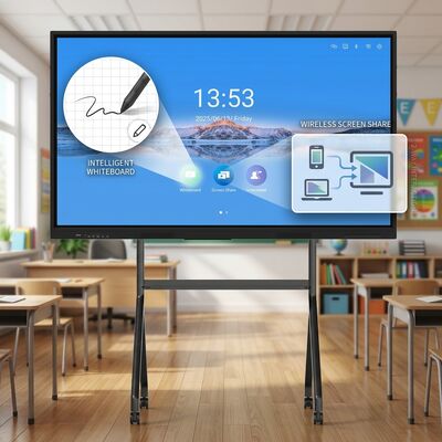 Iboard LCD Smart Board 75 ιντσών Διαδραστικό πάνελ αφής για τάξη με εκπαιδευτικό λογισμικό