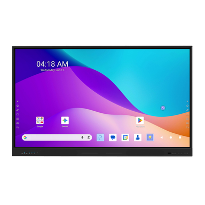 Διαδραστικές επίπεδες οθόνες Android 16 με πιστοποίηση Google EDLA 65/75/86/98 ιντσών από το iBoard