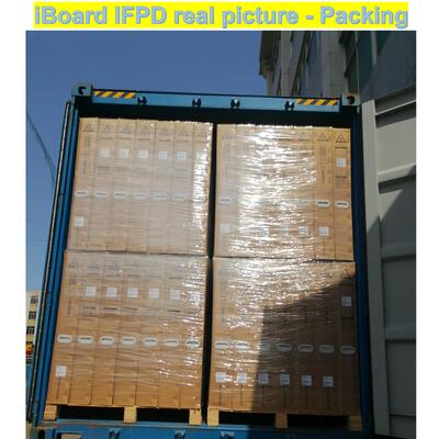iBoard Interactive Flat Panel 98 Inch 4k Resolution Smart Touch with New Android System Equipment for Classroom Office Meeting