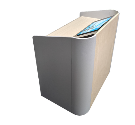 23.8 ίντσες ψηφιακό Podium Touch Table Desk Cabinet Για την τάξη διδασκαλία συνεδρίαση γραφείου
