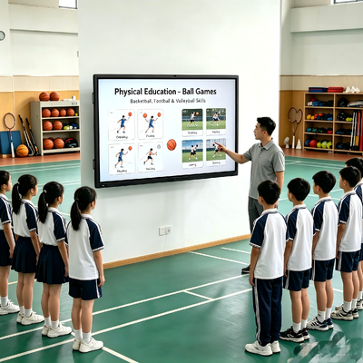 iBoard 75 ιντσών Διαδραστική επίπεδη οθόνη Smart Boards με πιστοποίηση Google EDLA