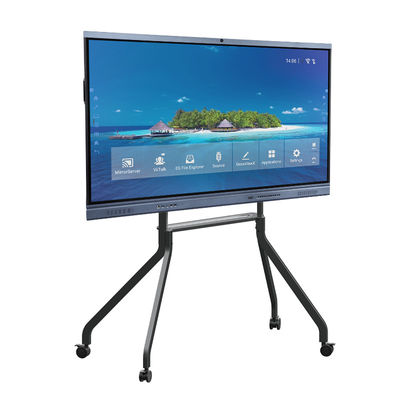 86inch κυλιεισμένες στάσεις TV για το επίπεδο πιστοποιητικό της FCC CE οθονών