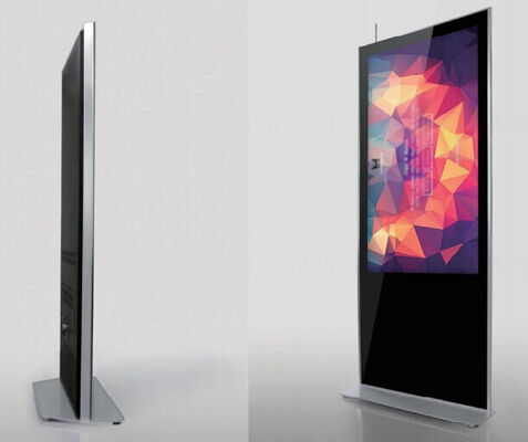 πάτωμα 65in που στέκεται την ψηφιακή επίδειξη συστημάτων σηματοδότησης 178 της FCC έγκρισης HD ΝΈΩΝ βαθμοί προϊόντων εργοστασίων