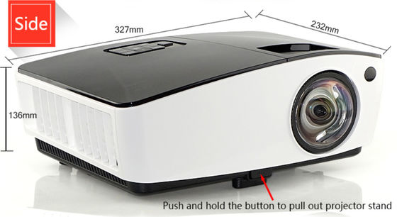 ο προβολέας 1024 X 768 XGA DLP λέιζερ 280W DLP ρίχνει απότομα τον προβολέα λαμπτήρων προβολέων