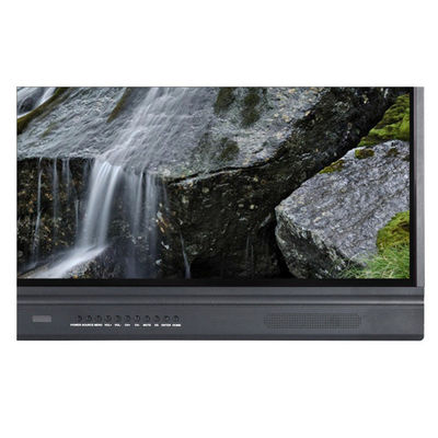 Διαδραστικός πίνακας LED 65 ιντσών, Android Smart Flat Panel 20/40 Touch Points υπέρυθρο μαύρο χρώμα