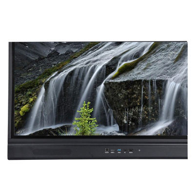 Διαδραστικός πίνακας LED 65 ιντσών, Android Smart Flat Panel 20/40 Touch Points υπέρυθρο μαύρο χρώμα