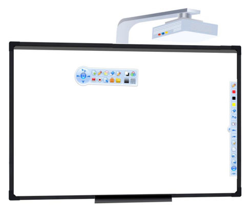 96 ίντσα οπτικό διαλογικό Whiteboard 16 9 με τη κάμερα 2