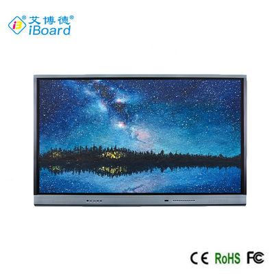 Ο τοίχος τοποθέτησε το διαλογικό PC Whiteboard 75 ίντσας, αρρενωπά 8, επίπεδη οθόνη πλαισίων κραμάτων αλουμινίου για την παρουσίαση συνεδρίασης