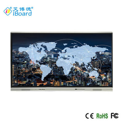Διαλογική οθόνη αφής 75 ίντσας Whiteboard 1651x929mm, Android8.0, ο Μαύρος και ασήμι