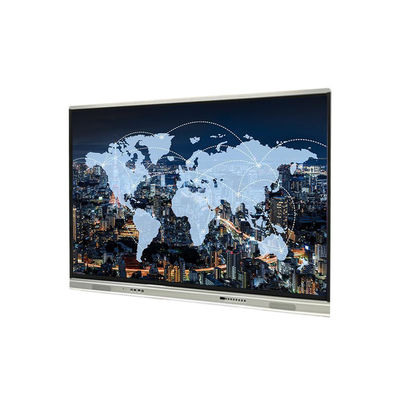 Διαλογική οθόνη αφής 75 ίντσας Whiteboard 1651x929mm, Android8.0, ο Μαύρος και ασήμι