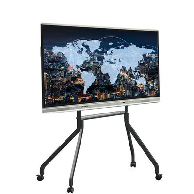 Διαλογική οθόνη αφής 75 ίντσας Whiteboard 1651x929mm, Android8.0, ο Μαύρος και ασήμι