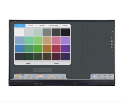 86» 0 Gap LCD έξυπνη πινάκων πολυ εγκατάσταση στάσεων αφής κινητή