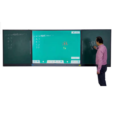 75 86 ιντσών 4K Εκπαιδευτικό εξοπλισμό Εικονική οθόνη Καλύτερο έξυπνο πίνακα Διασυνδεδεμένο LCD έξυπνο μαύρο πίνακα