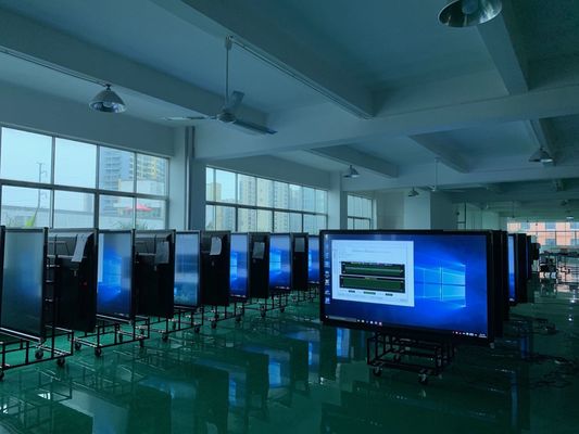 Original Manufacturer Multi Touch Screen Mobile Stand Lcd Digital Interactive Smart Board 55 65 75 Inches Interactive Flat Panel for teaching&Business
