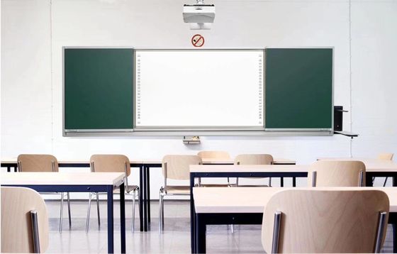 98 ιντσών υπέρυθρες έξυπνη ψηφιακή επιφάνεια αφής διαδραστική λευκή επιφάνεια με προβολέα για την τάξη