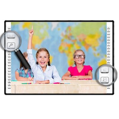 Η νανο κεραμική υπέρυθρη αφή Whiteboard Whiteboard 82 ίντσας διαλογική ψηφιακή προσαρμόζει