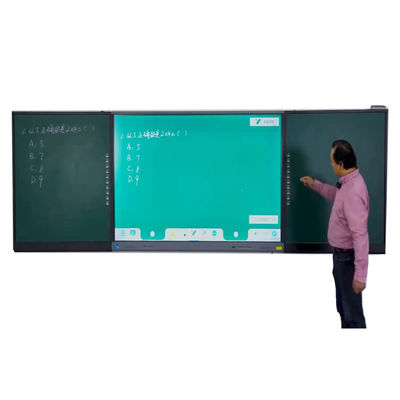 Ευφυής Blackboard 75 86 ιντσών οθόνη Πολλαπλό δάχτυλο Διαδραστικό Touch Side Bar Αριστερή δεξιά Πίνακα για μαθητές τάξης